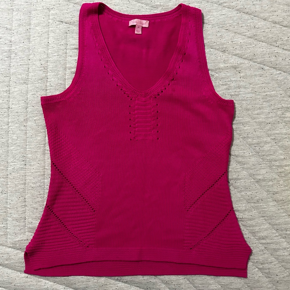 Lilly Pulitzer Knit Sleeveless Sweater Medium